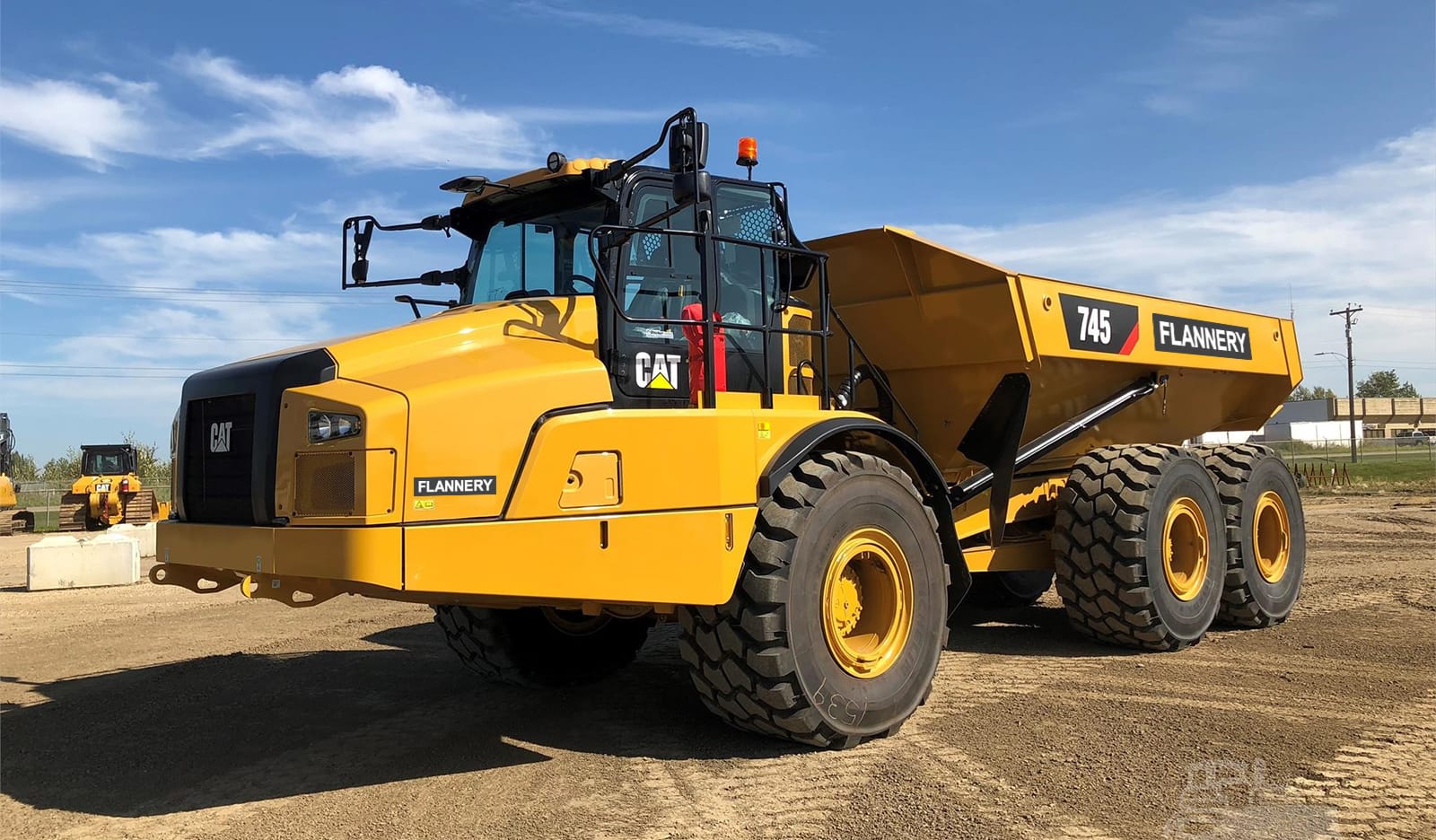 CAT 745 Plant Hire UK Flannery Plant Hire