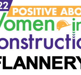 Women in Construction Logo with Flannery