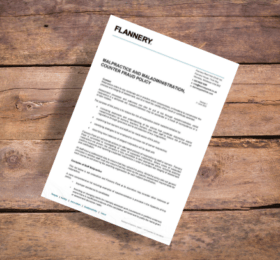 Flannery Plant Hire Malpractice and Maladministration, Counter Fraud Policy