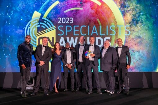 Flannery Plant Hire and Spillard Safety Systems Construction News Specialist Awards Win